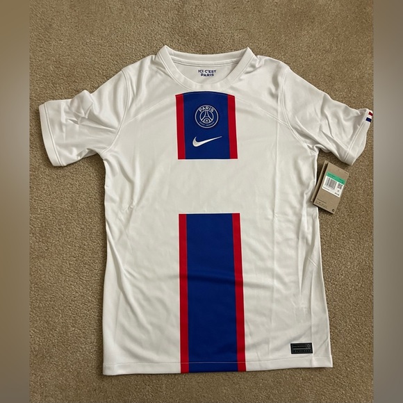 Nike Paris Saint-Germain 22-23 Stadium Third Jersey White DN2716-101 Youth Sz XL